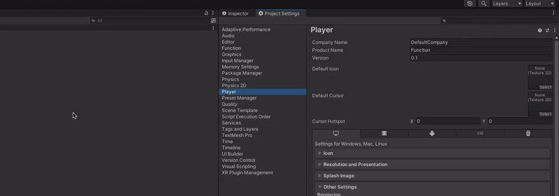 specify your access key in Unity